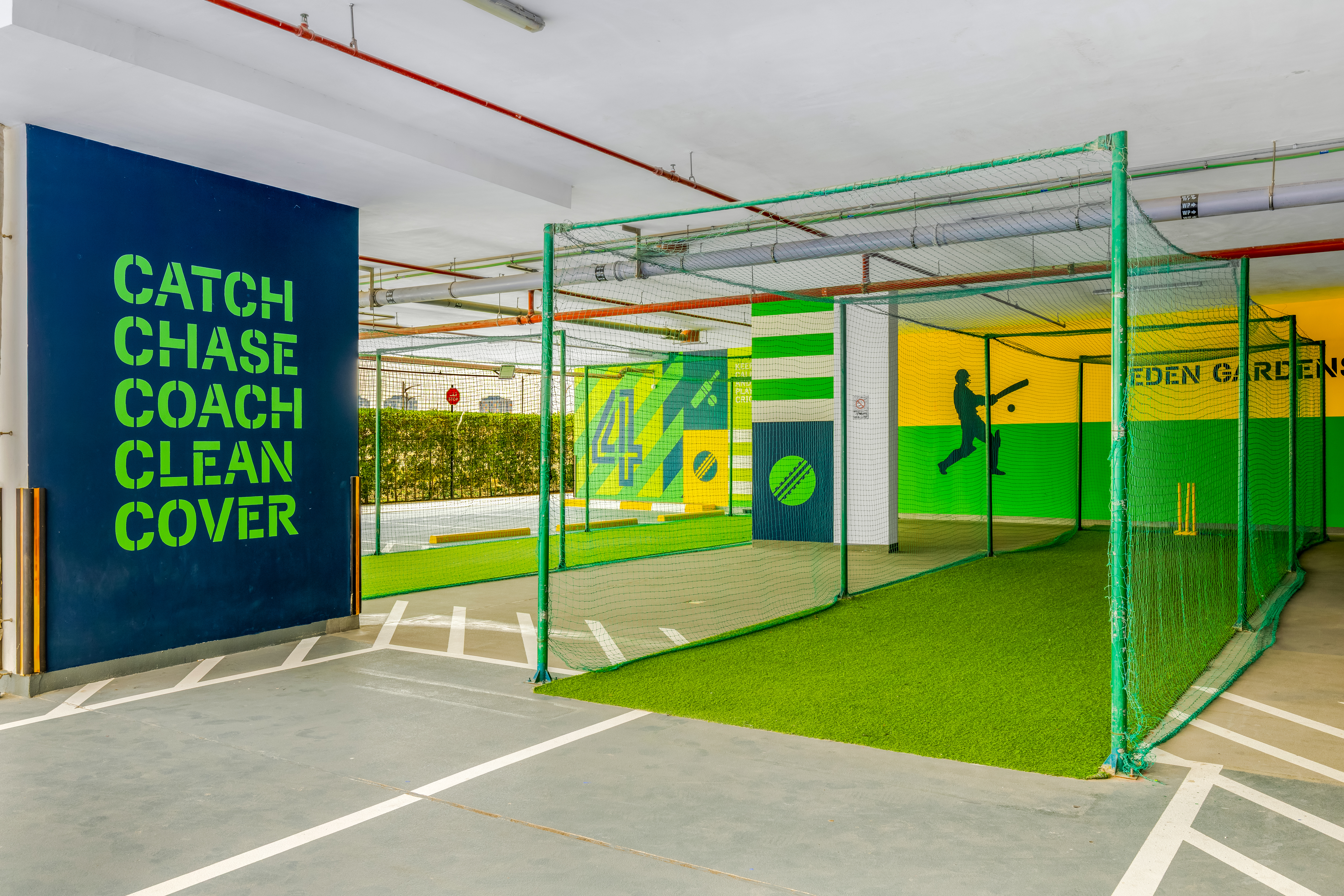 Cricket area at Makaan