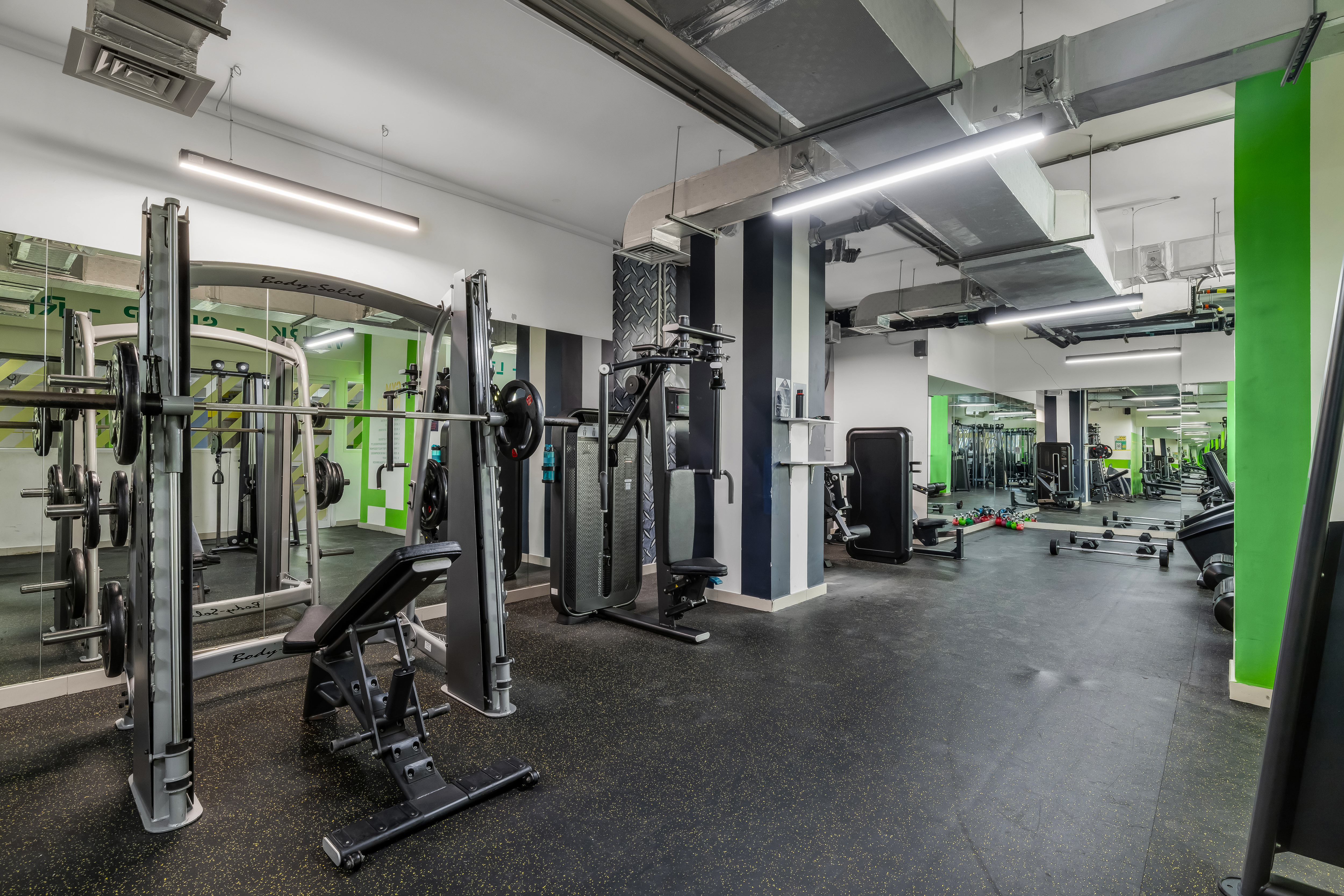 Gym area at Makaan