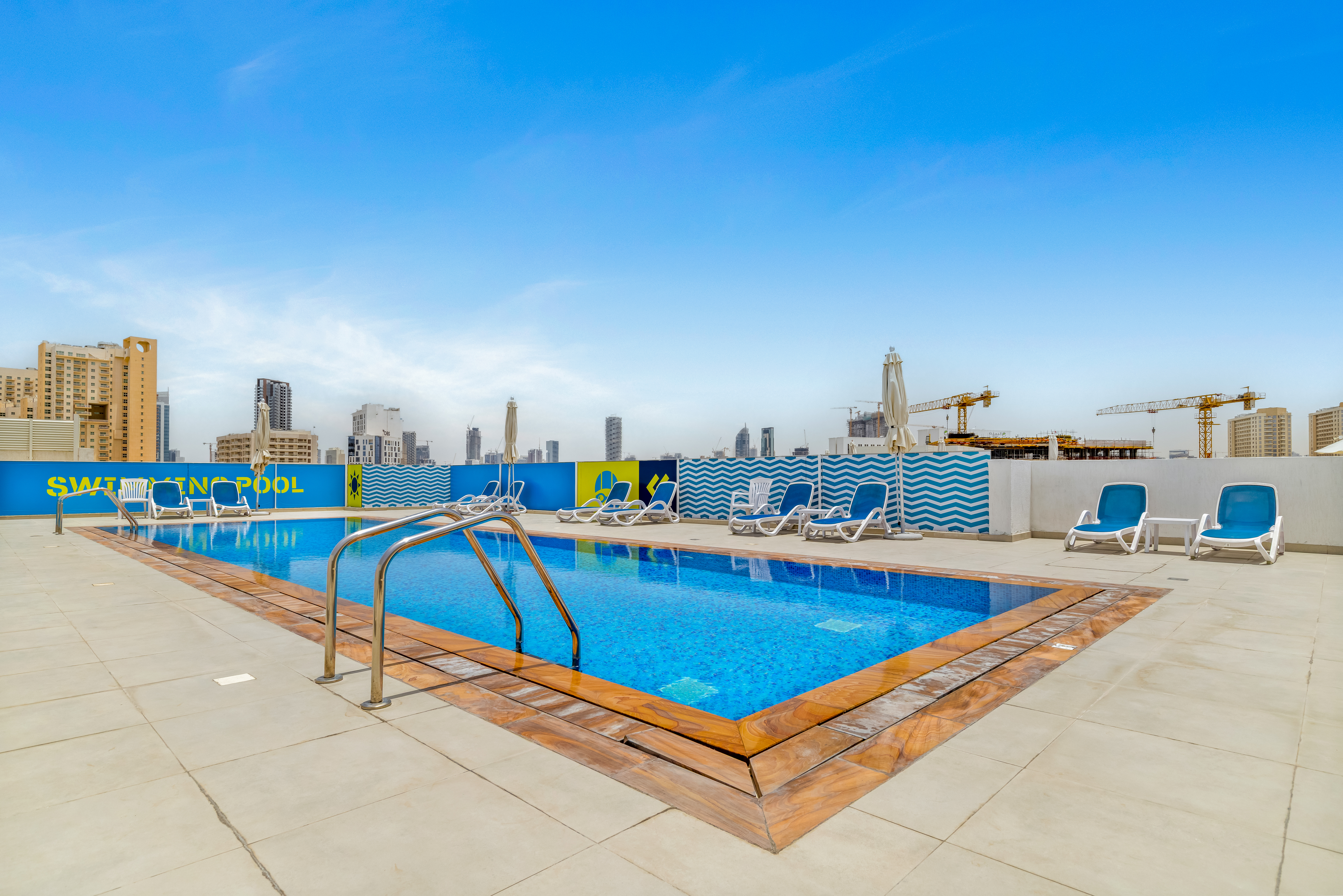 Swimming pool at Makaan