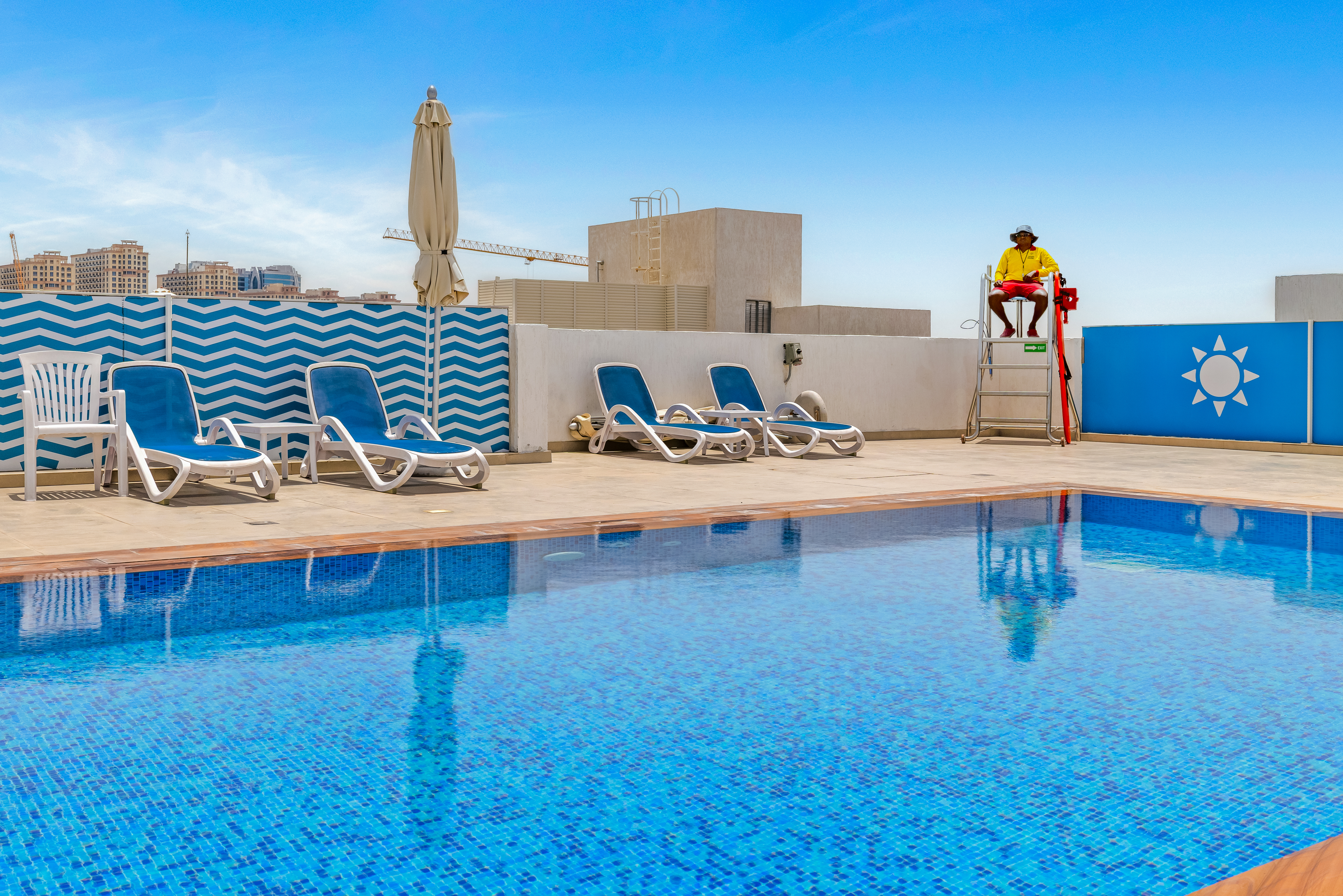Swimming pool at Makaan