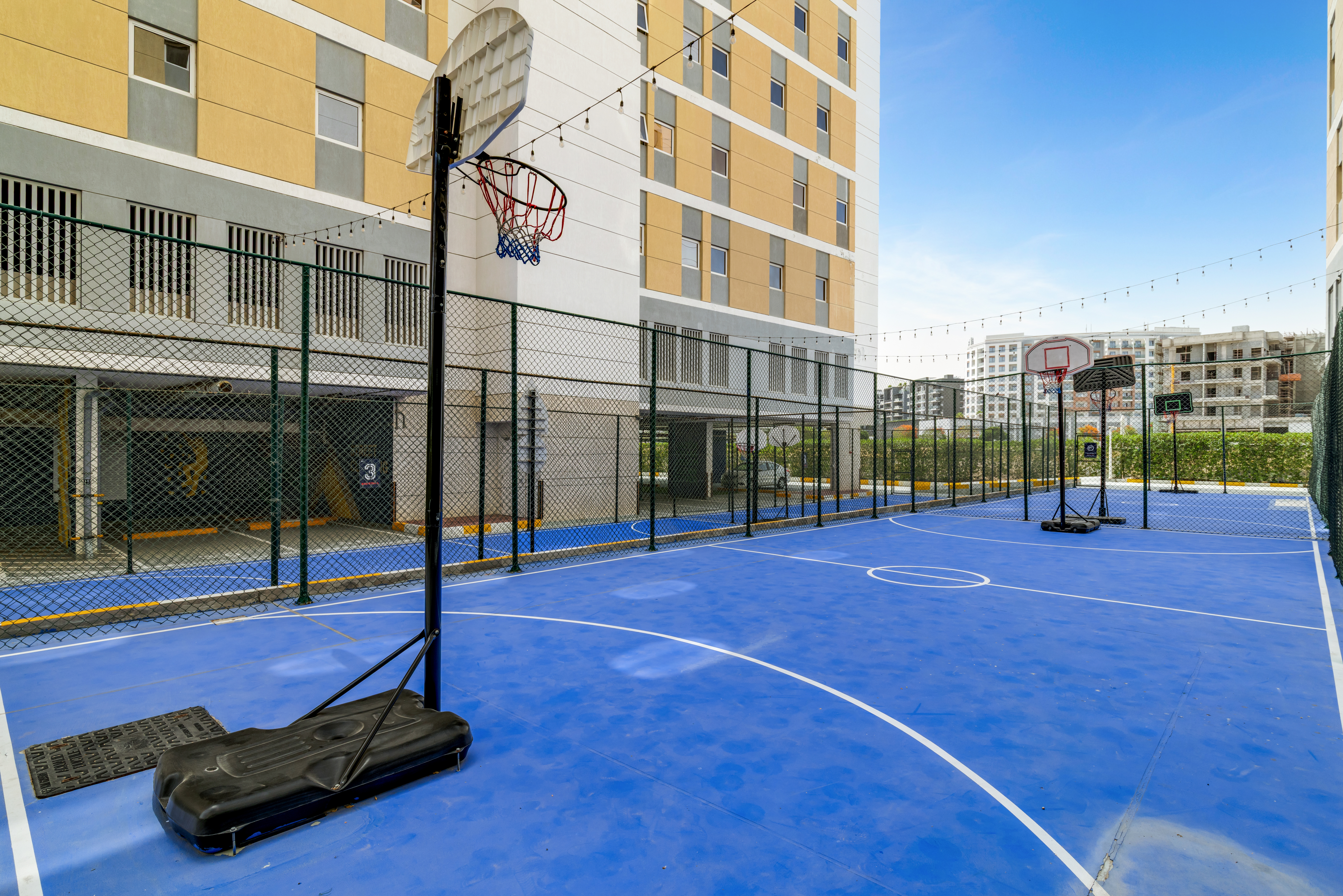 Basketball court at Makaan