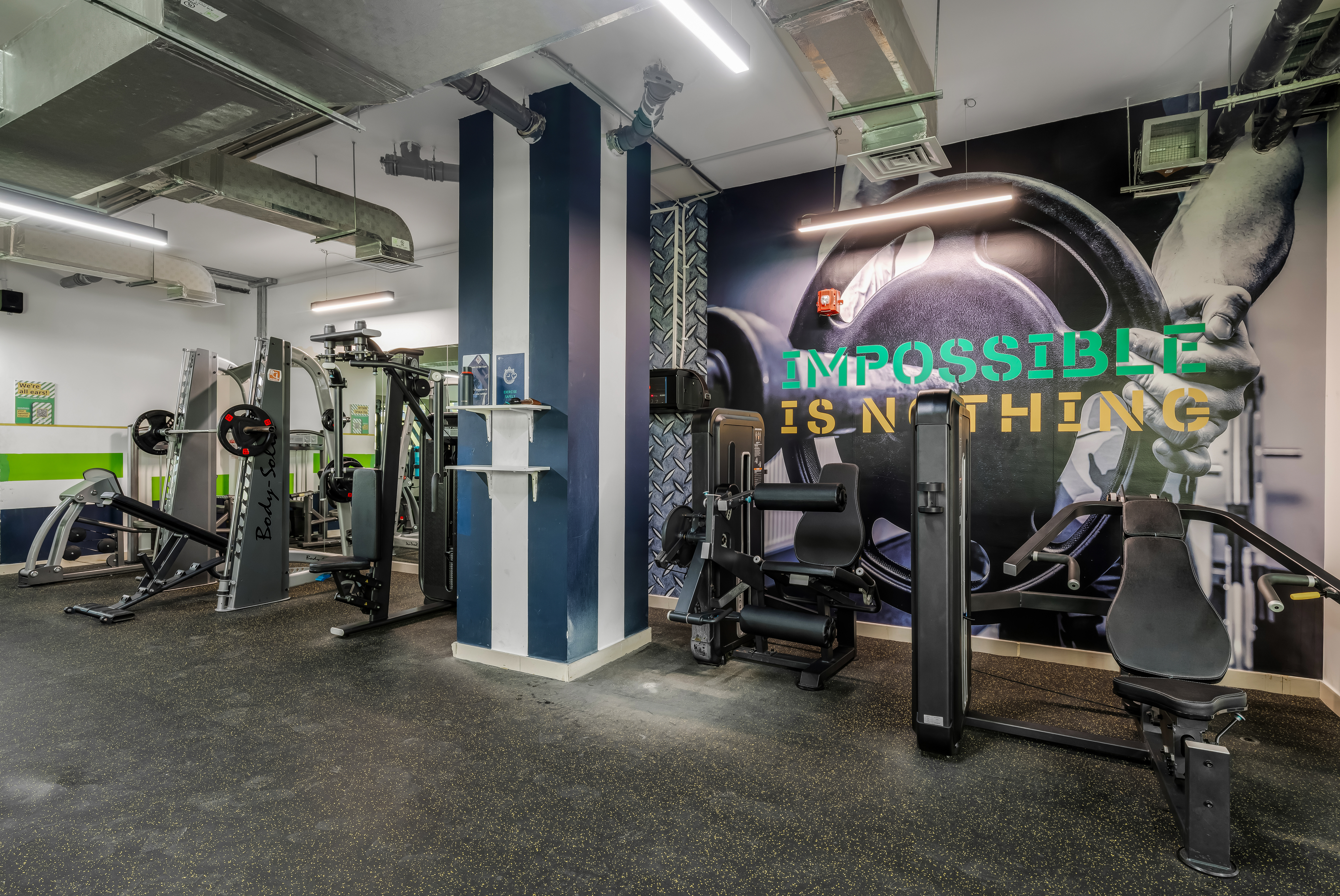 Gym area at Makaan